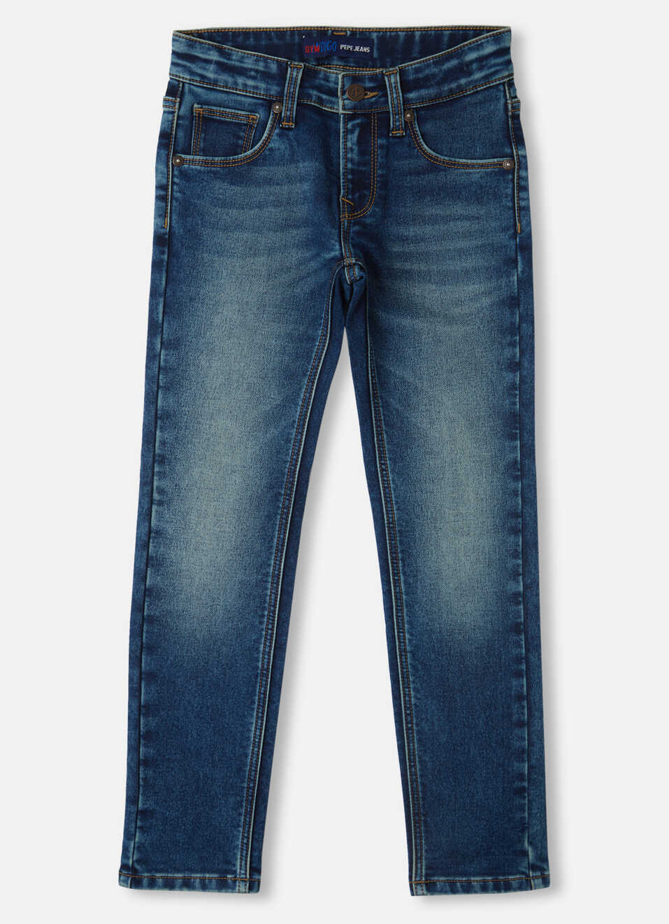 Boys Cash Mid Rise Gymindigo Jeans, , large image number 0