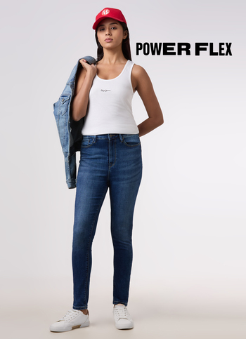 Women Blue High Rise Skinny Stretchable Jeans