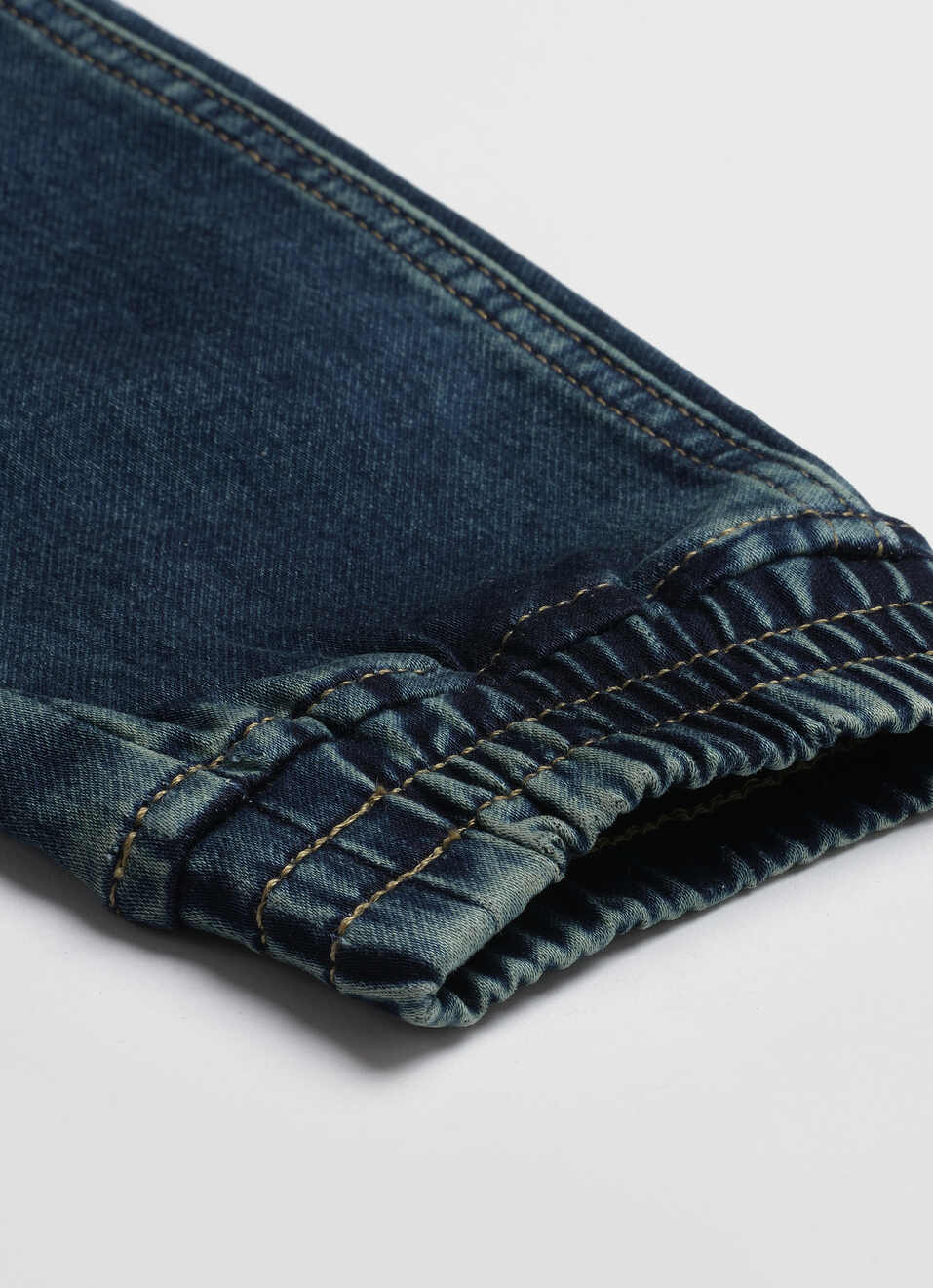 Boys Sprinter Blue Mid Waist Jogger Fit Jeans, , large image number 3