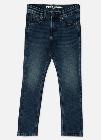 Boys Rivet Blue Mid Waist Straignt Jeans