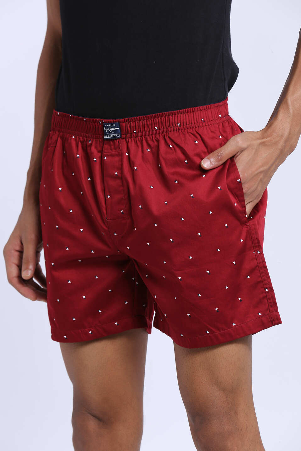 Red Printed Boxers, , large image number 3