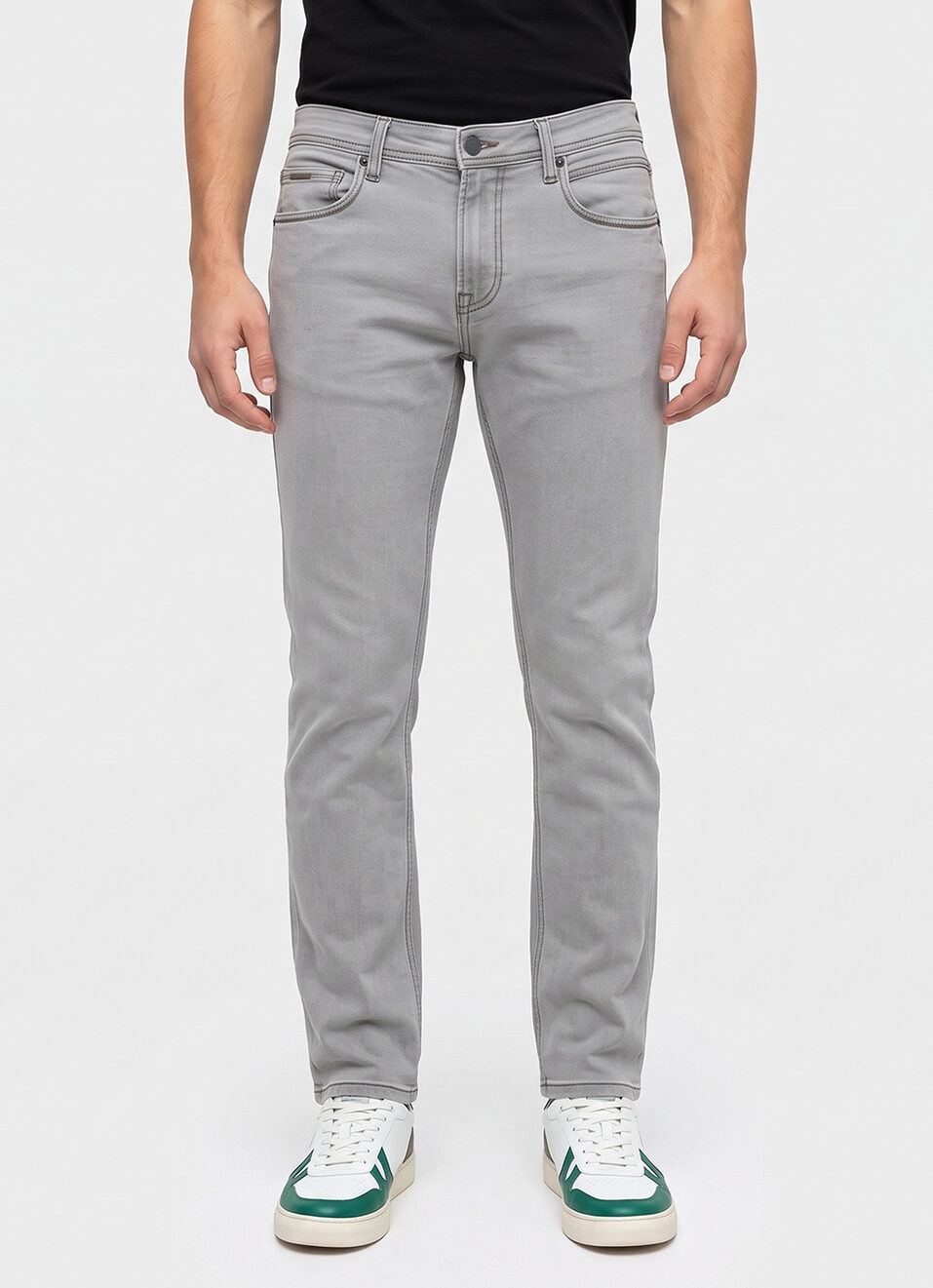 Men Blue Slim Fit Mid Rise Stretchable Jeans, , large image number 2
