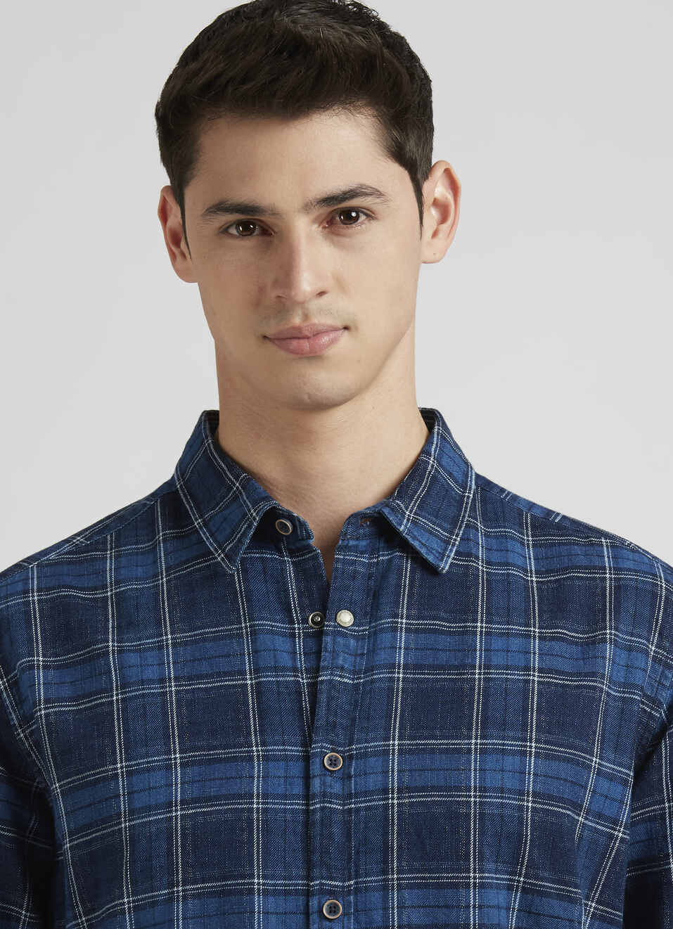 Blue Check Full Sleeve Shirt, , large image number 4