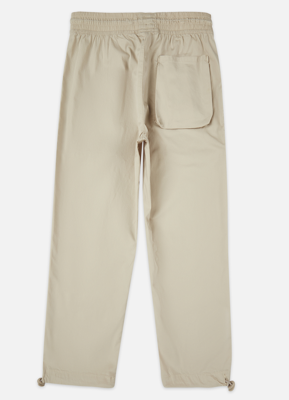 Boys Beige Mid Rise Stretch Pants, , large image number 1