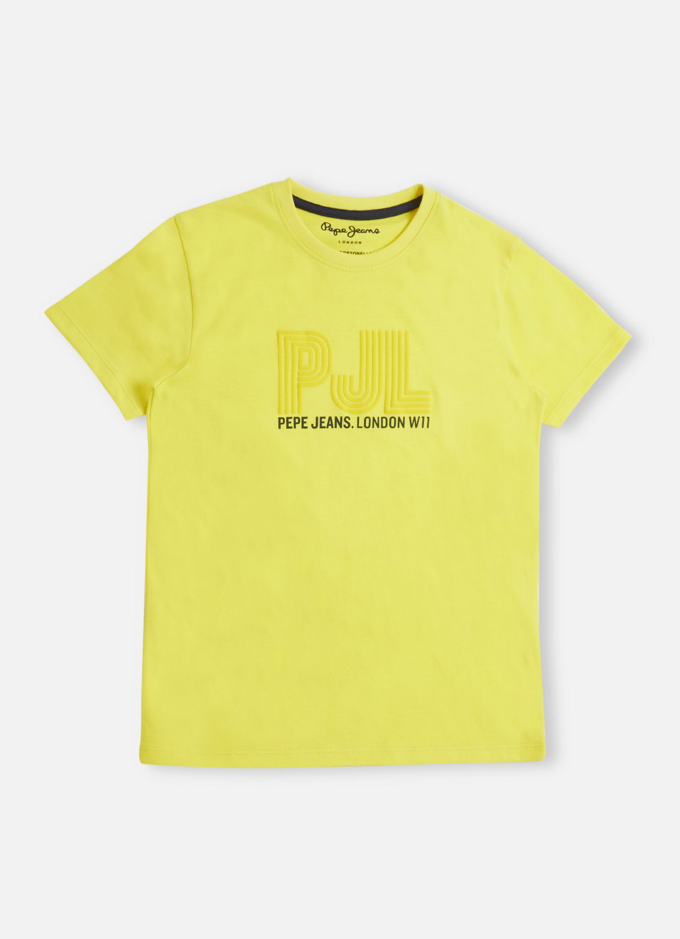 Boys Yellow Printed Short Sleeve T-shirt, , large image number 0