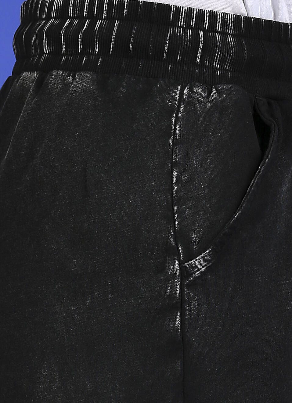 Black Knitted Joggers, , large image number 4