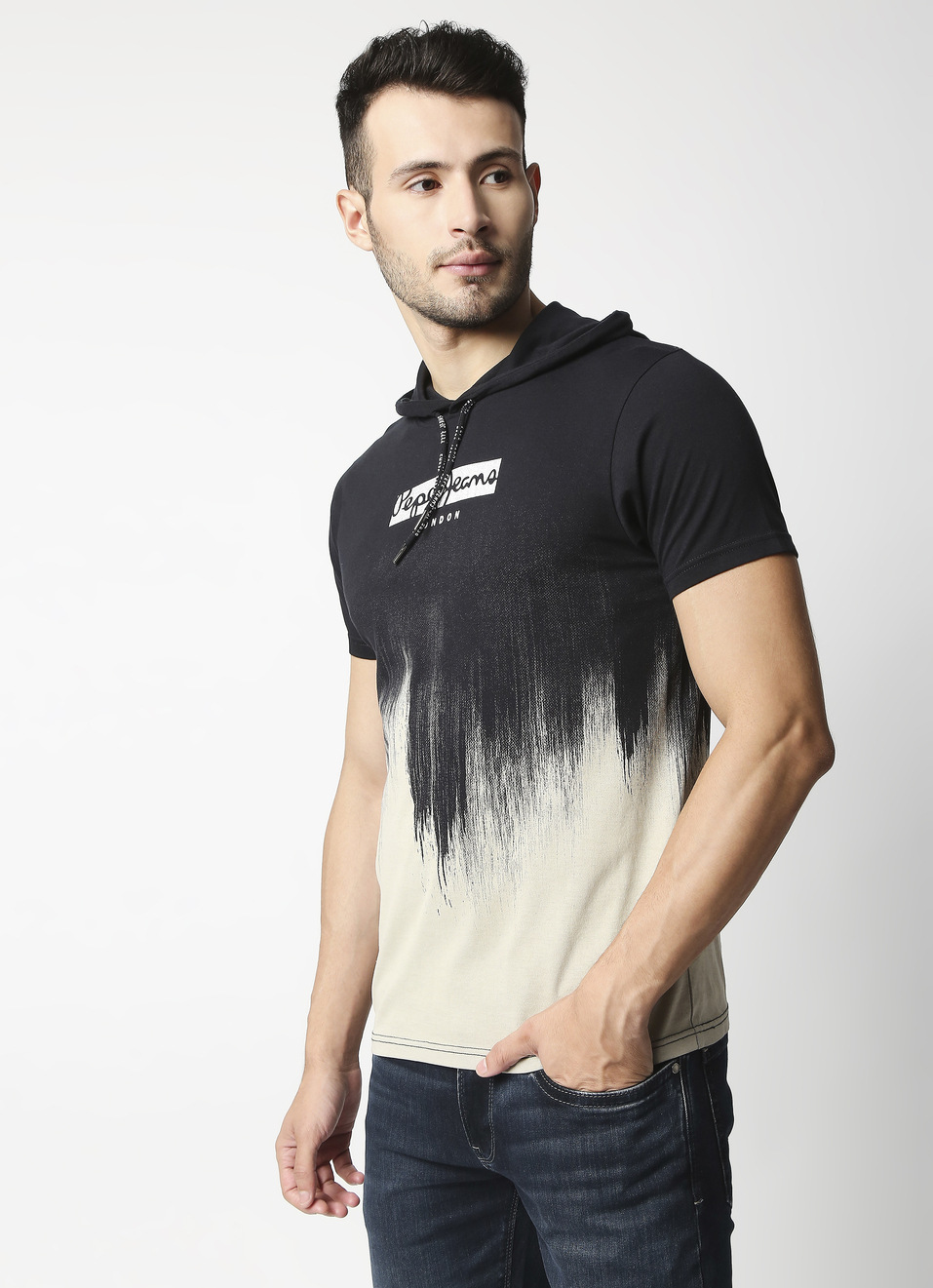 Firebrat Ombre Hooded Tee, , large image number 3