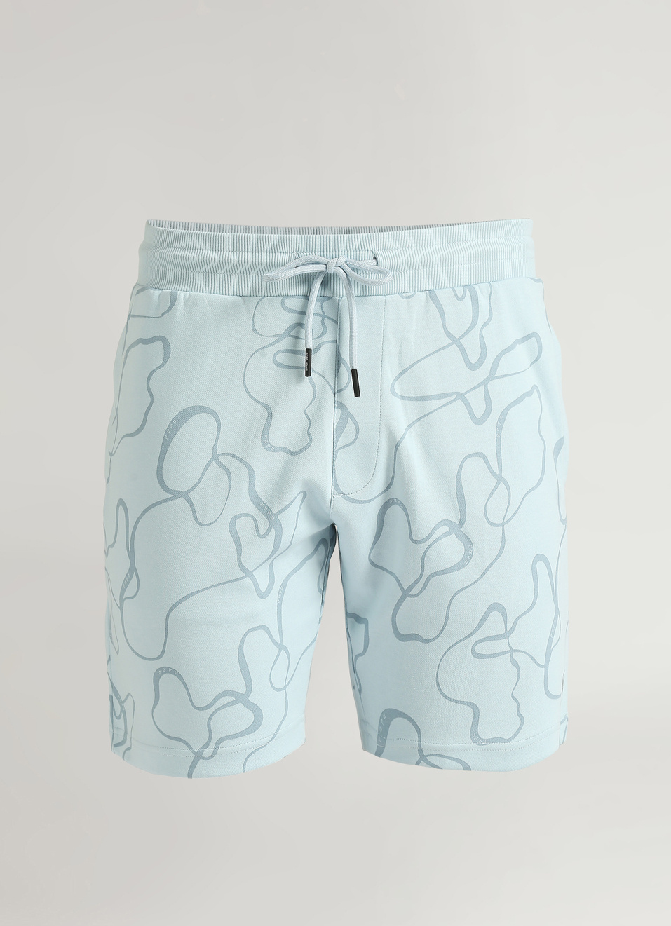 Pale Blue All Over Print Shorts , , large image number 6
