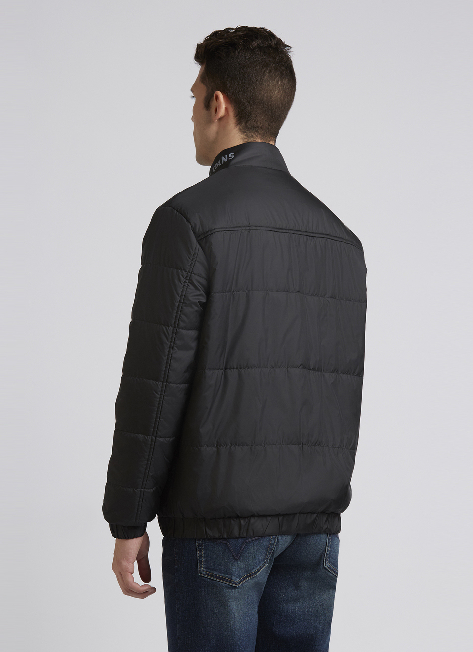 Yellow Full Sleeve Puffer Jacket, , large image number 2