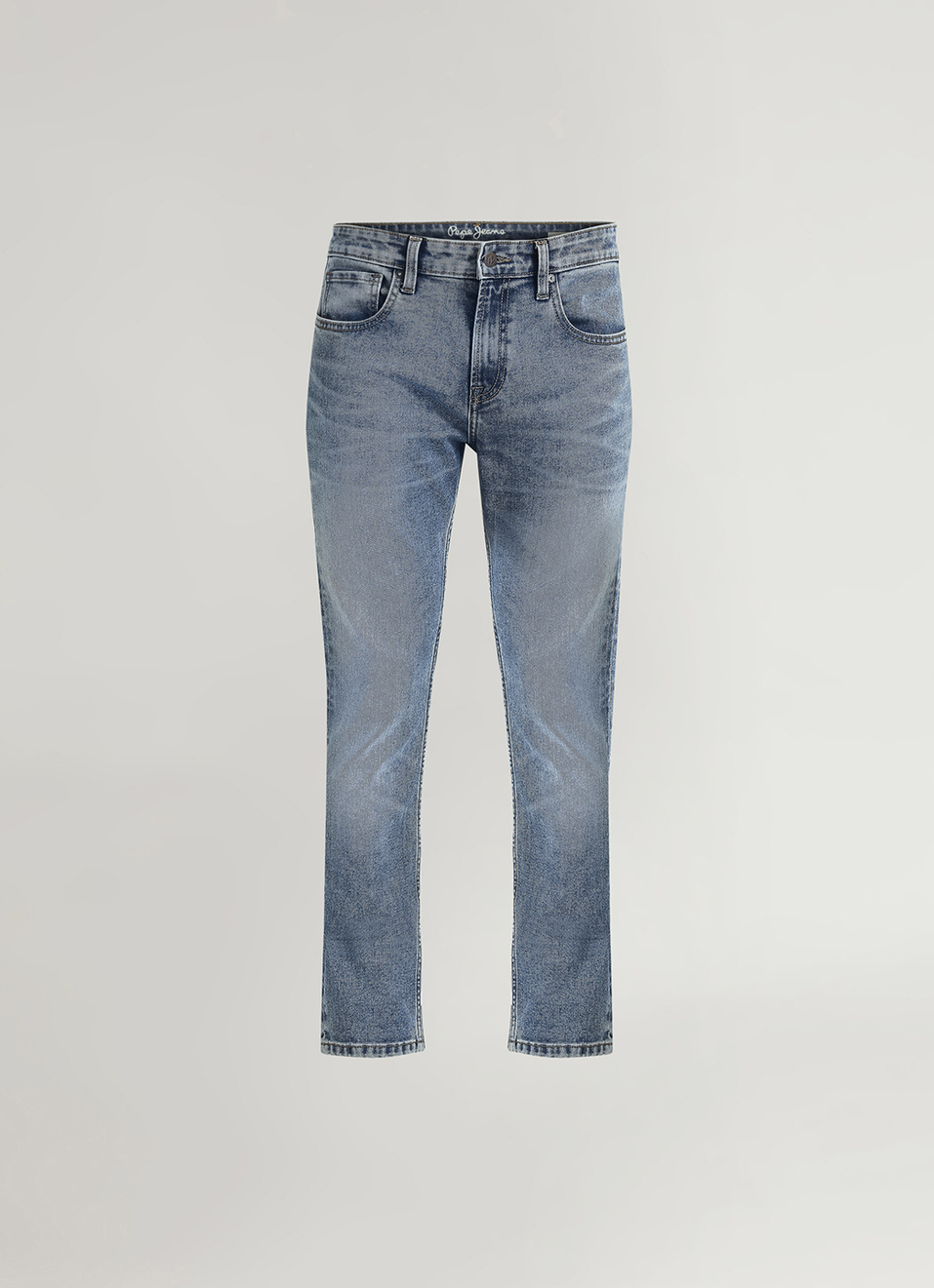 Vendie Light Blue Mid Rise Straight Fit Jeans, , large image number 6
