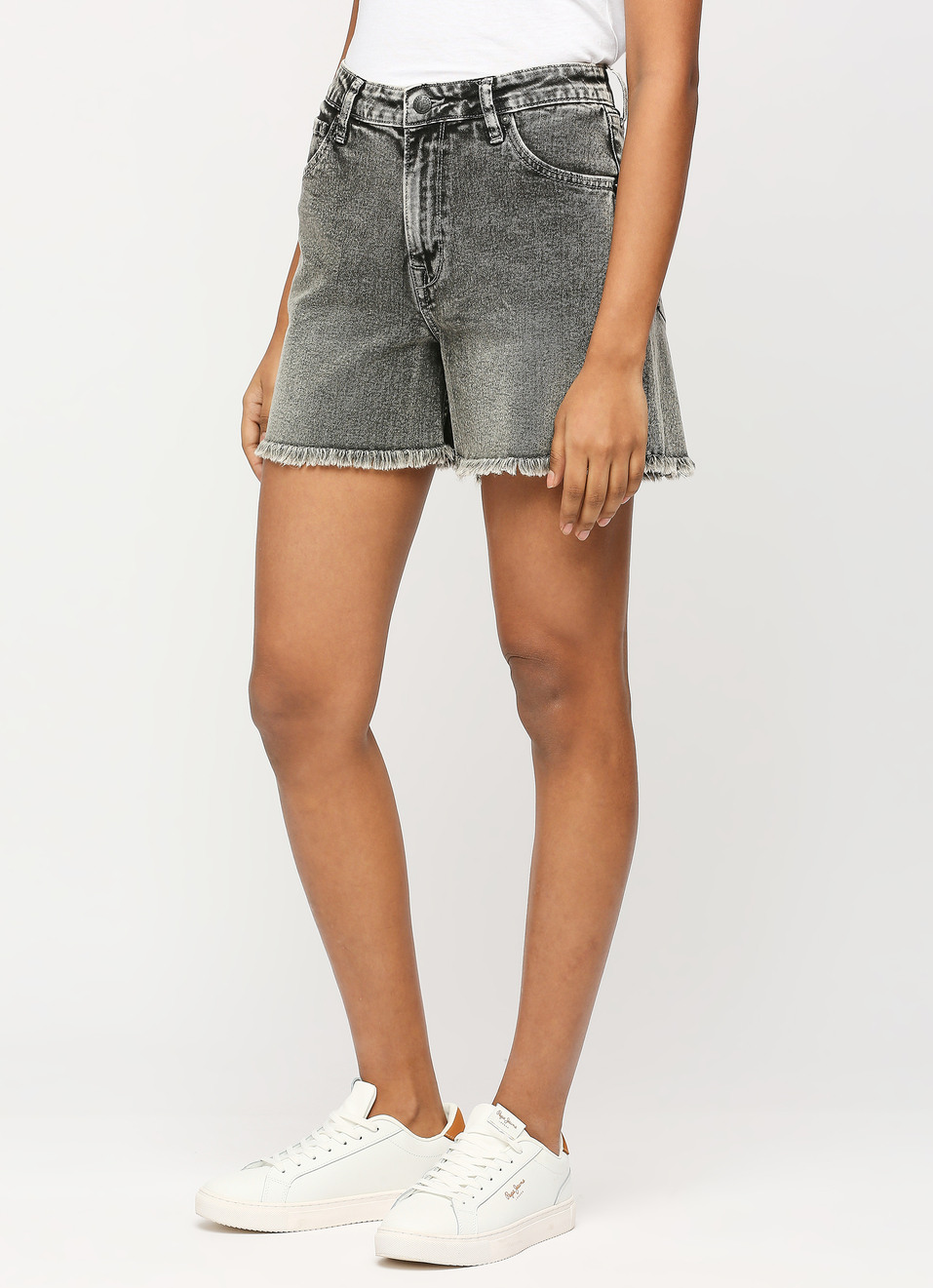 Rachel Black High Waist Regular Fit Shorts, , large image number 3