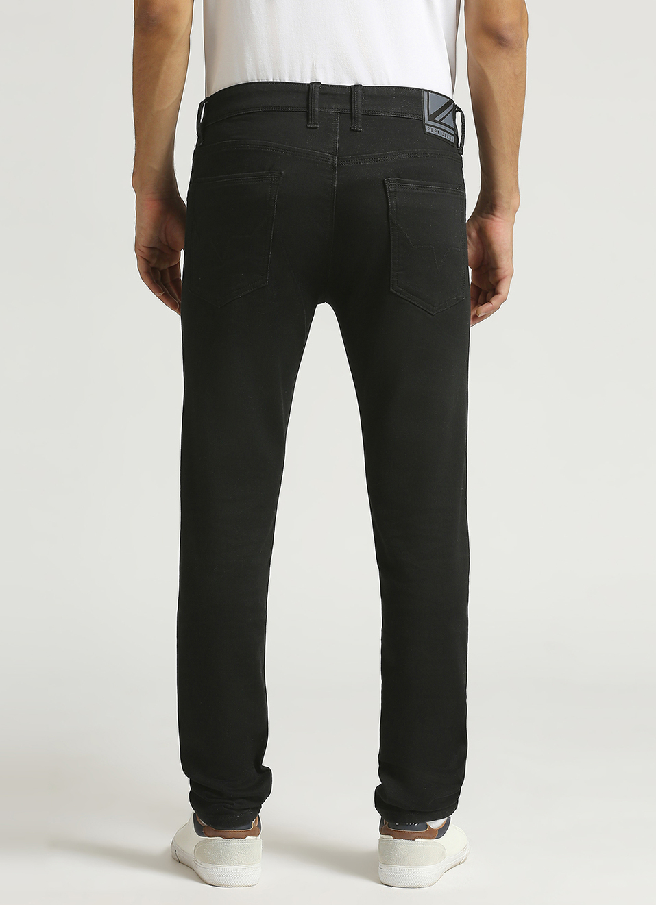 Chinox Black Mid Rise Skinny Fit Gymindigo Jeans, , large image number 3