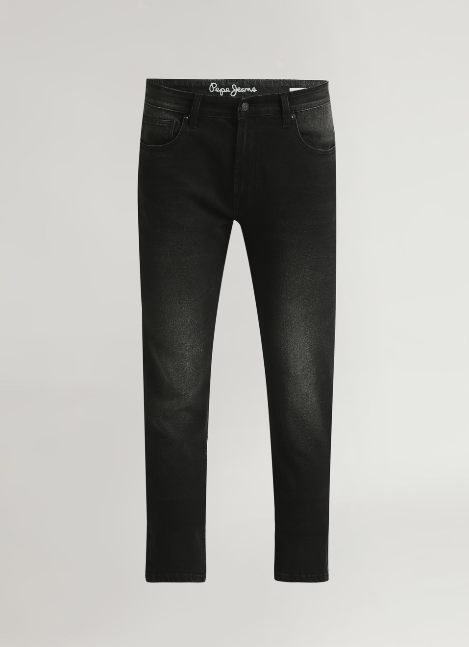 Vapour Low Rise Tapered Black Jeans, , large image number 6
