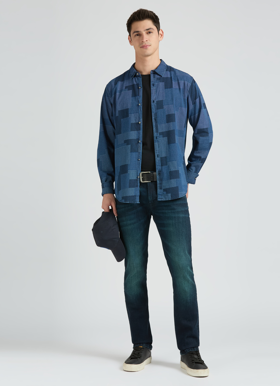 Blue Full Sleeve Shirt, , large image number 5