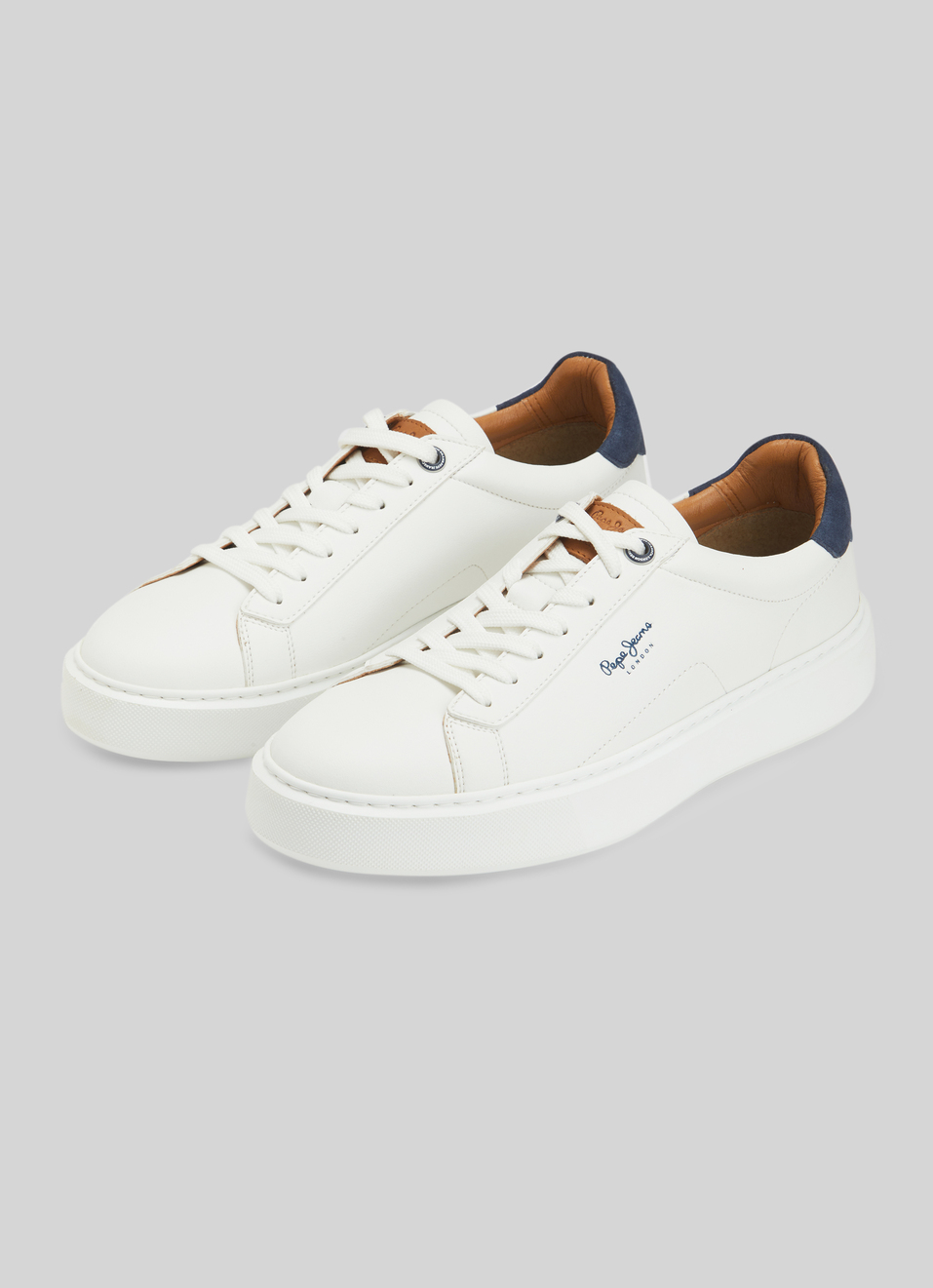 Yogi Original White Cup Sole Sneakers, , large image number 2