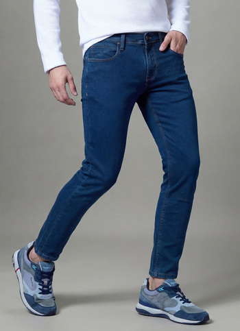 Oliver Blue Mid Waist Ankle Jeans