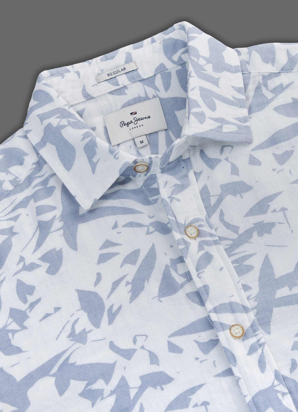 Men White Printed Long Sleeve Shirt, , large image number 3