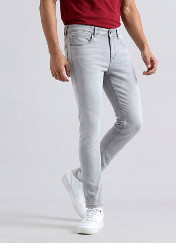 Oliver Grey Mid Rise Skinny Gymindigo Jeans