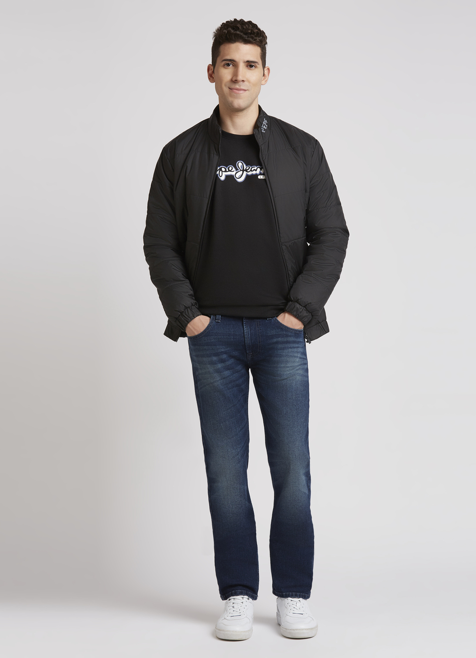 Black Graphic Print Full Sleeve Sweatshirt, , large image number 5