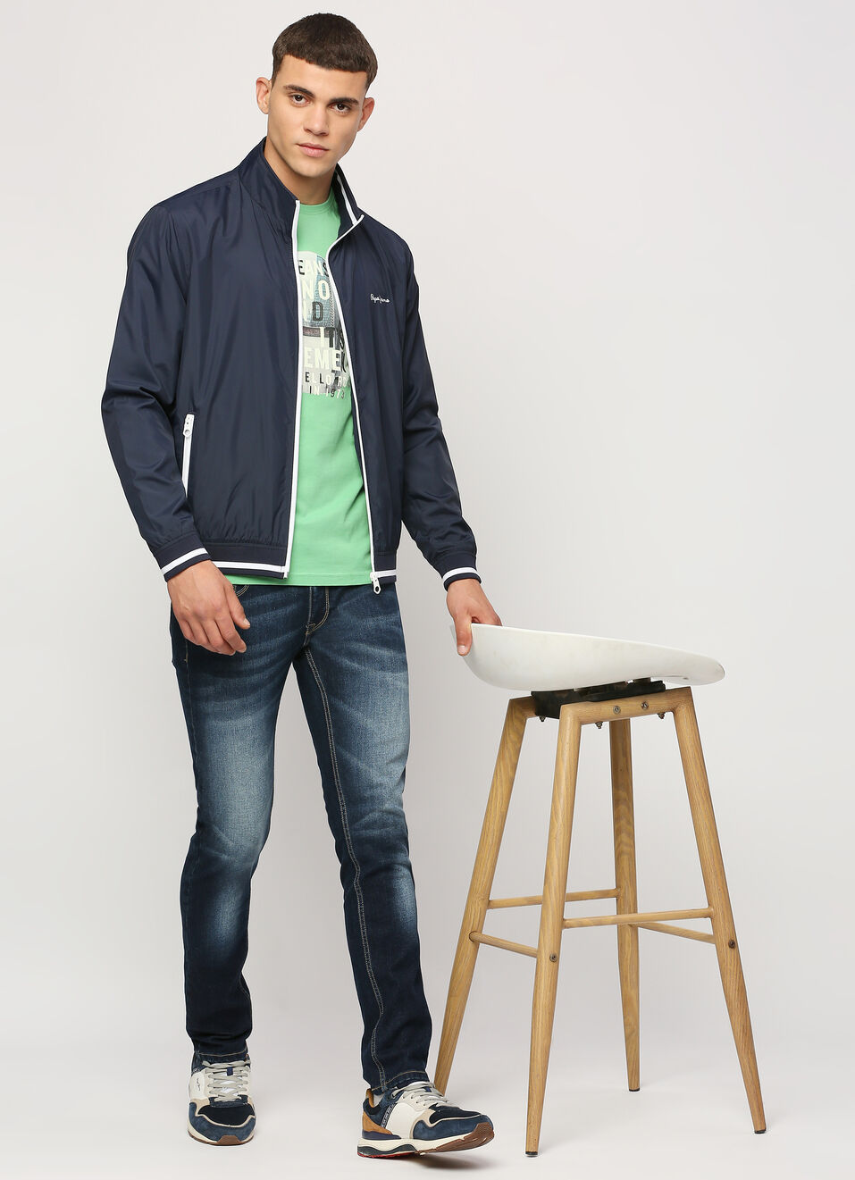 Green Printed Short Sleeve Tee, , large image number 5