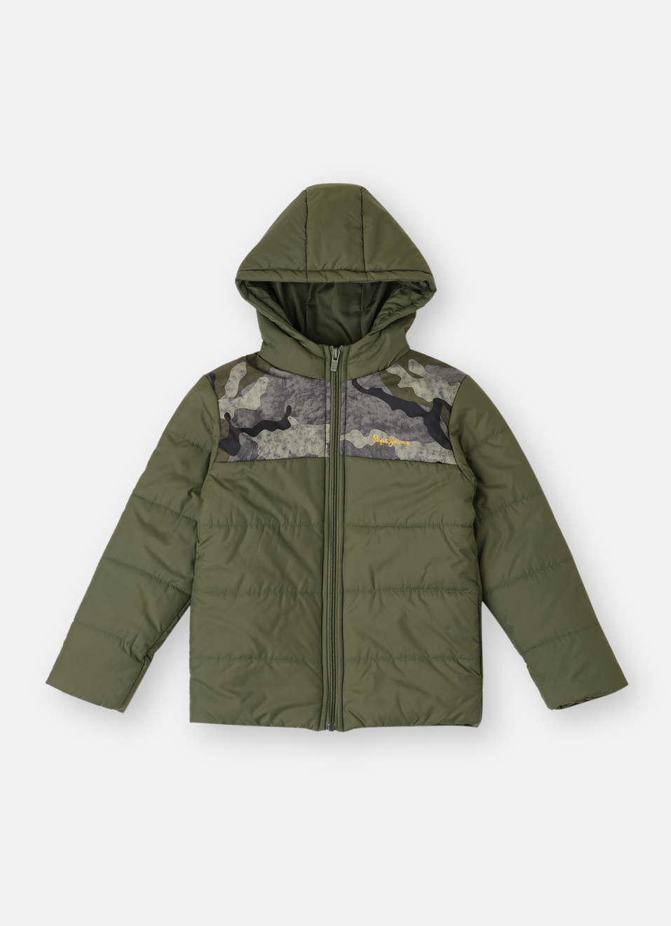 Olive Camouflage Full Slevee Jacket, , large image number 0