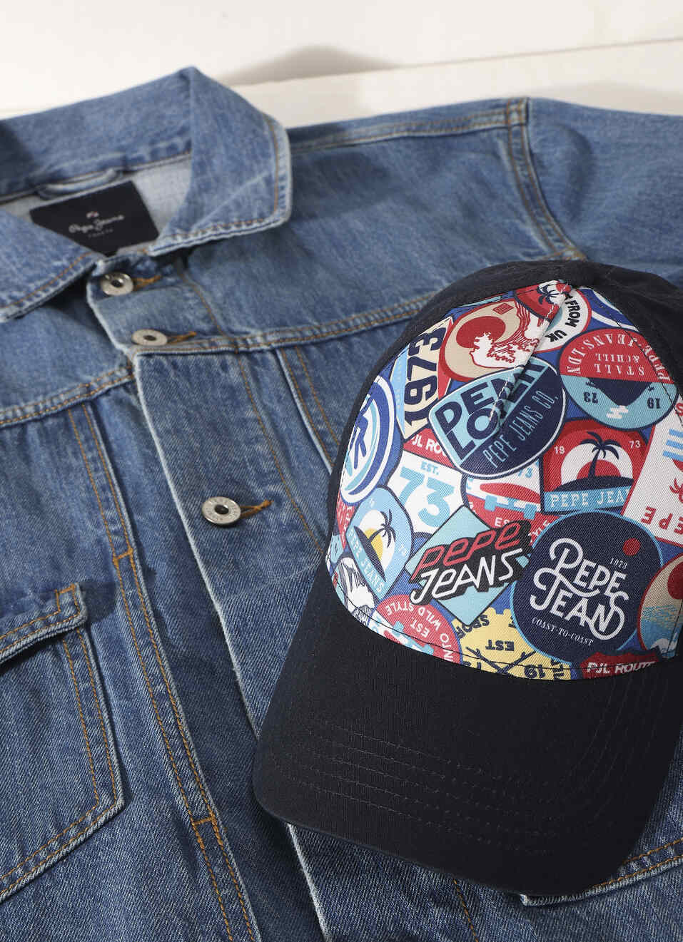 Blue Varsity Print Cap, , large image number 3