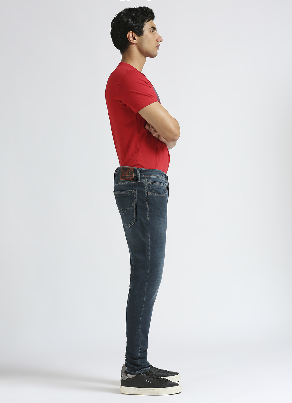 Chinox Blue Mid Waist Gymindigo Jeans, , large image number 6
