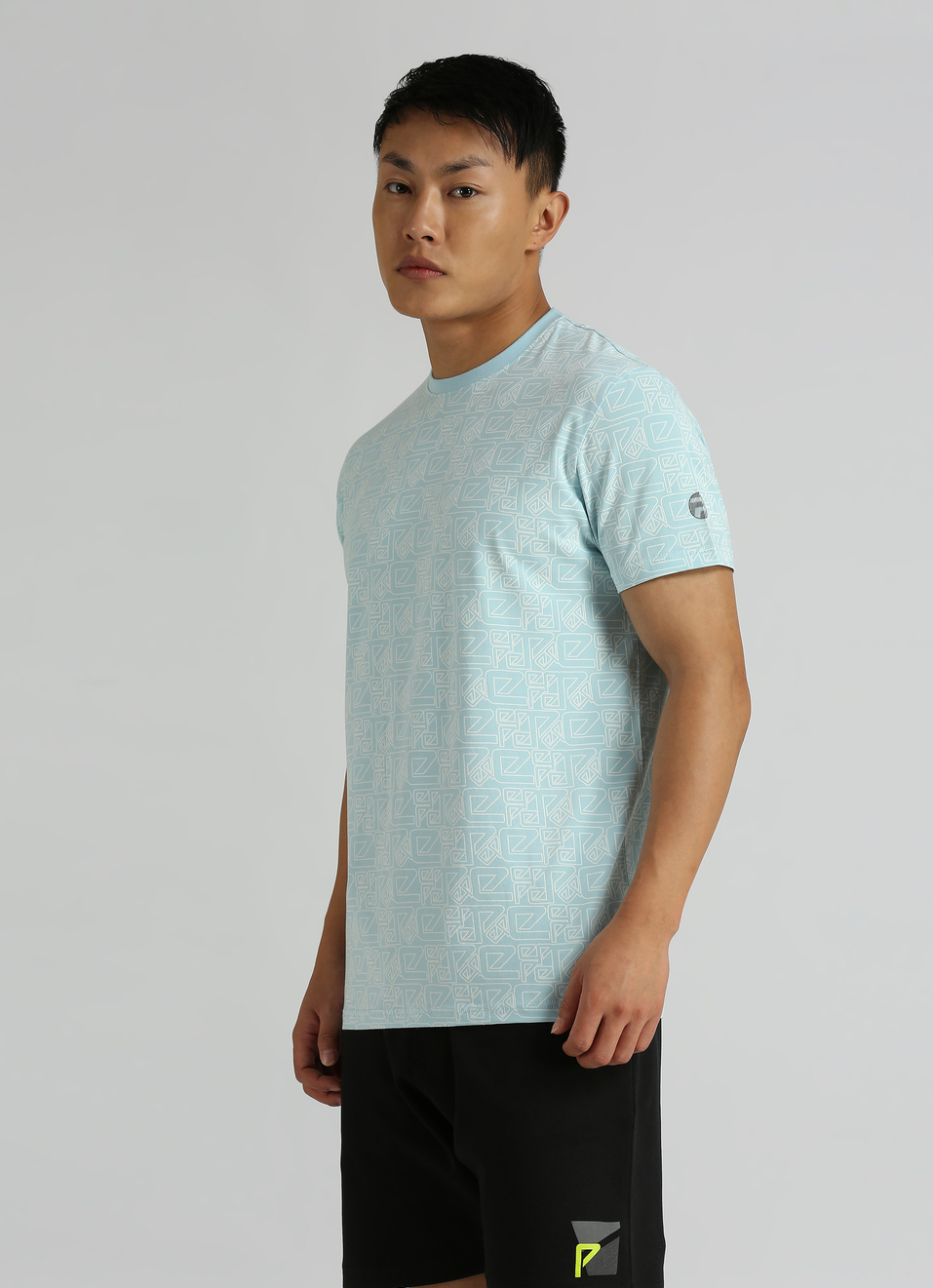 Pale Typographic Over Print Short Sleeve T-shirt, , large image number 3