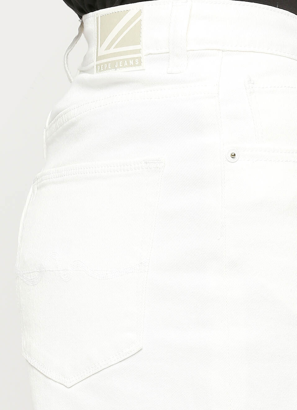 Rachel White High Rise Regular Fit Shorts, , large image number 4