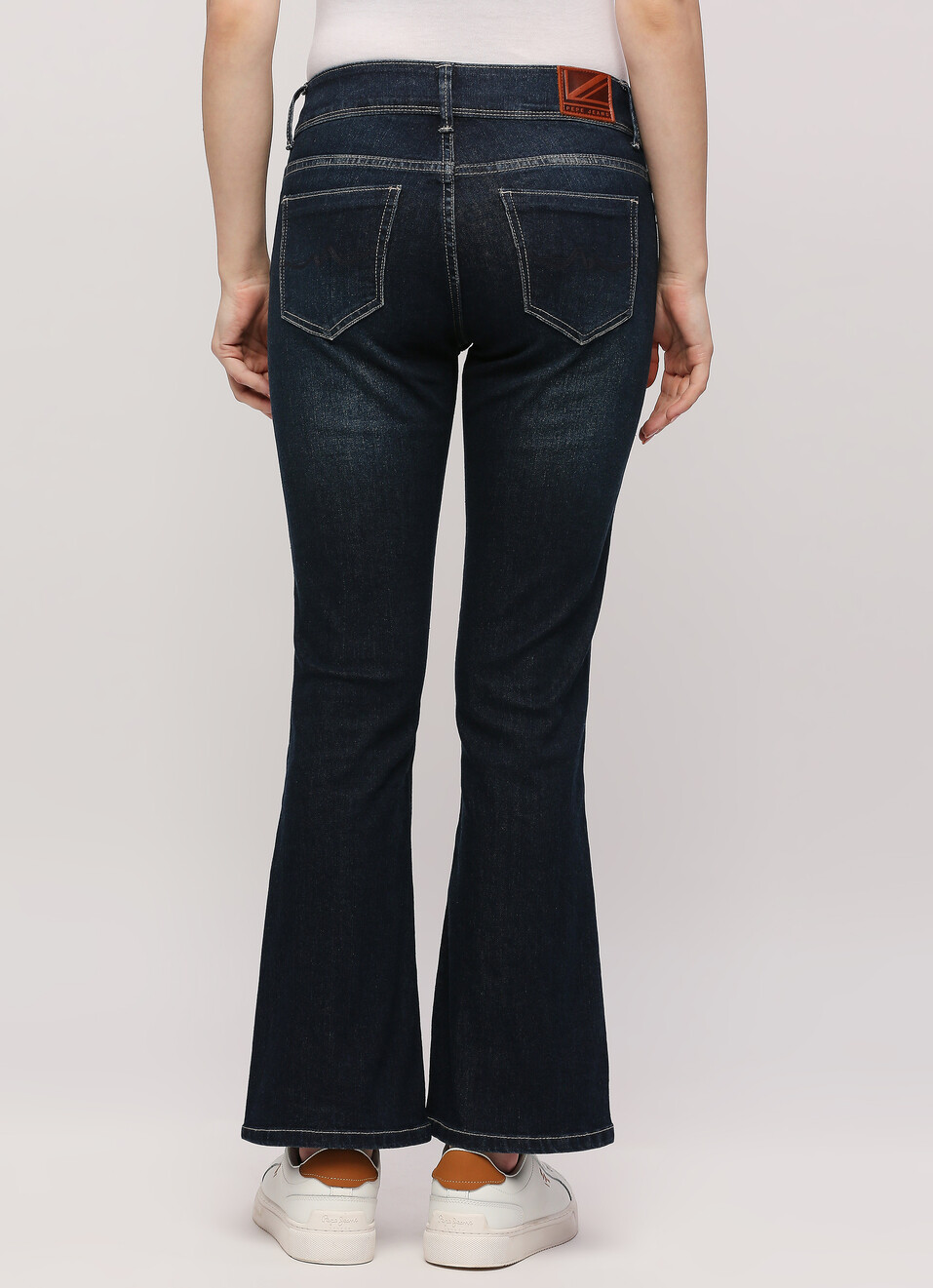 Pimlico Blue Mid Waist Flared Jeans, , large image number 2