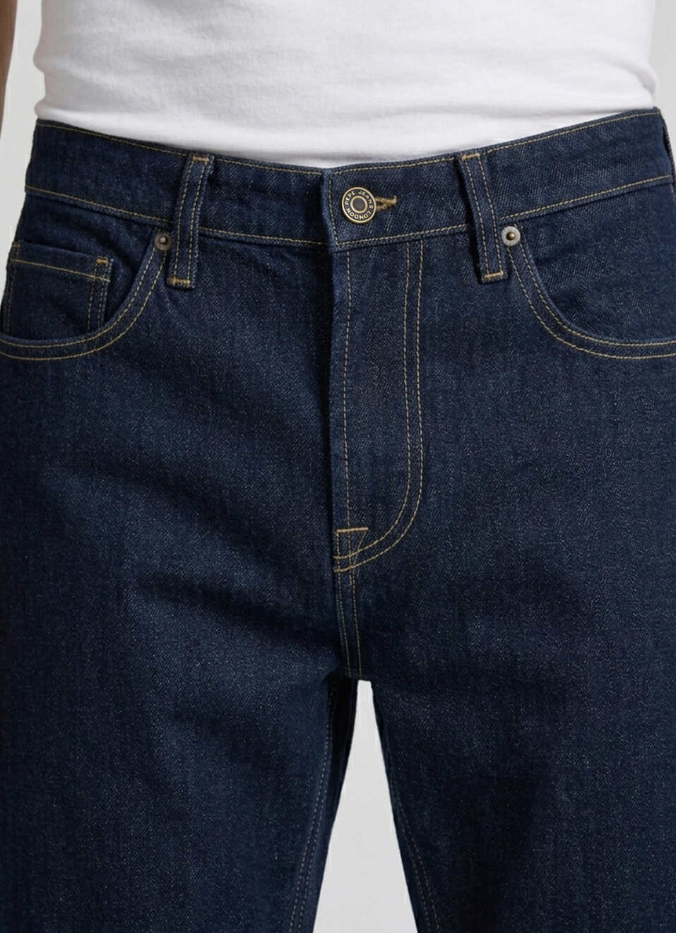Men Blue Baggy Fit Mid Rise Jeans, , large image number 4