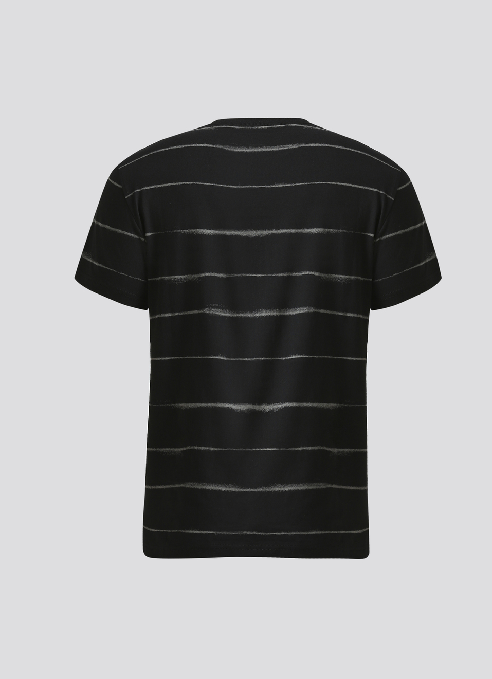 Green Horizontal Stripes Short Sleeve T-shirt, , large image number 7