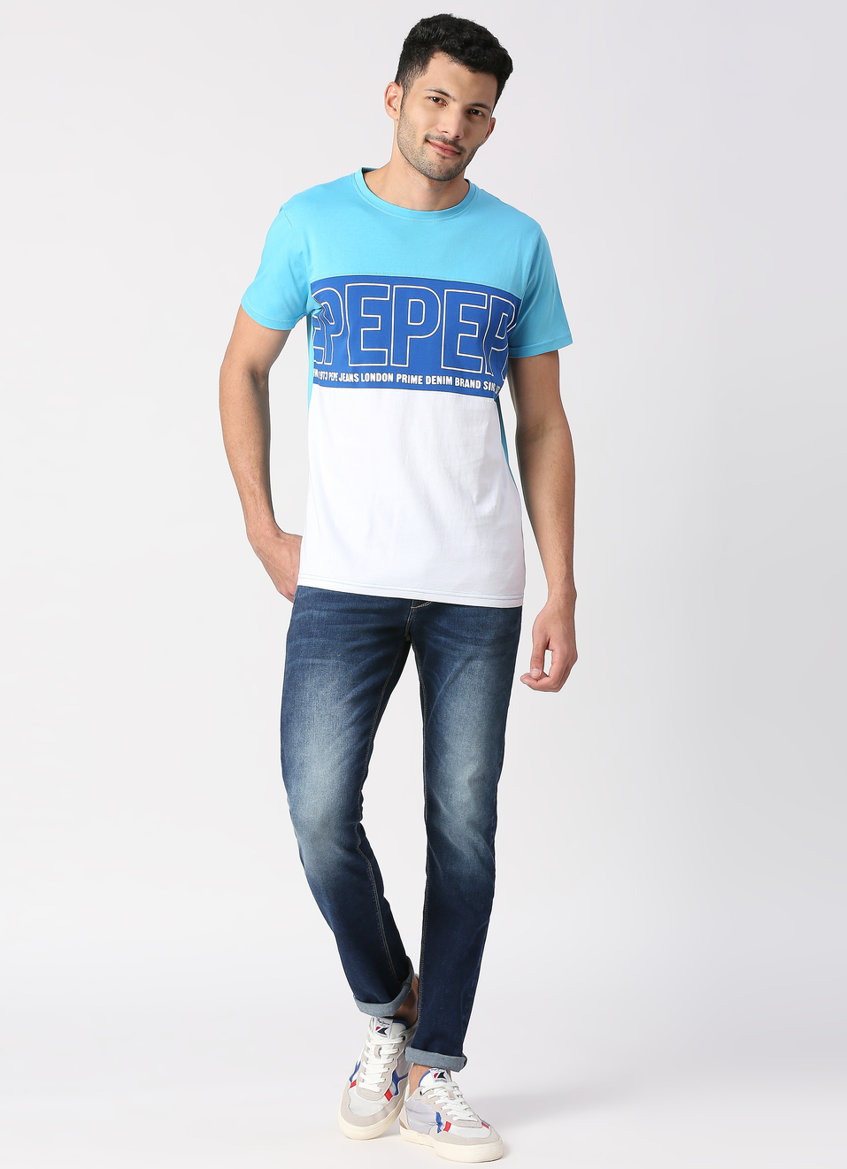EDGE colour blocked tee, , large image number 5