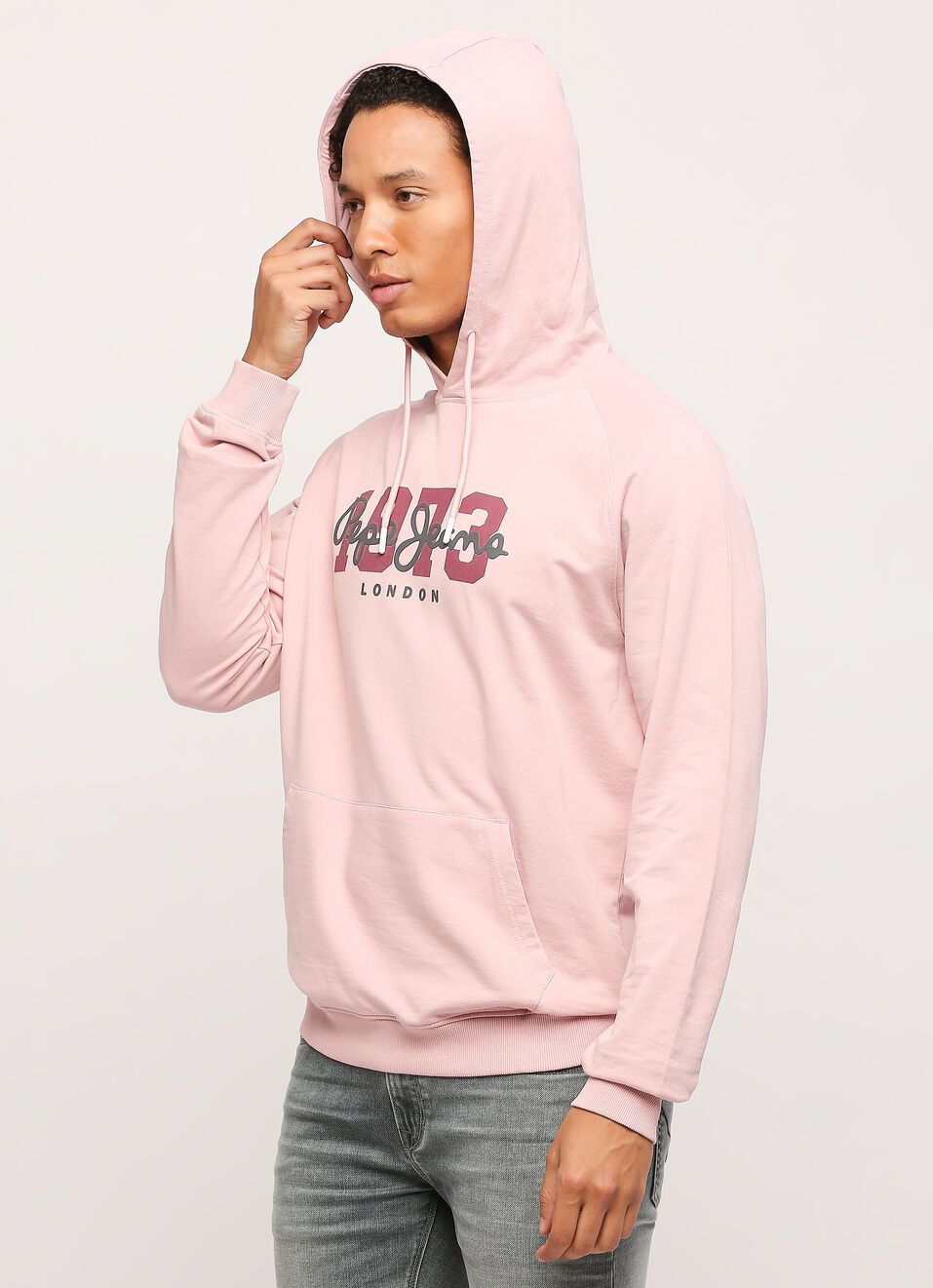 GRAPHIC PRINT HOODED SWEATSHIRT, , large image number 3