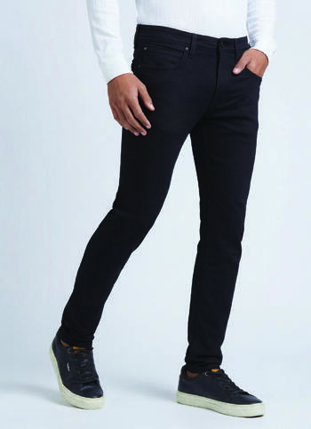 Chinox Black Mid Rise Tapered Gymindigo Jeans