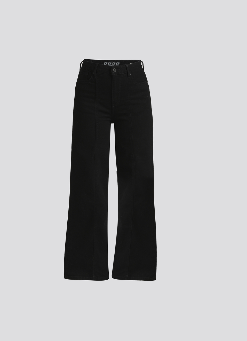 Hailey Black High Waist Loose Wide Leg Jeans, , large image number 5