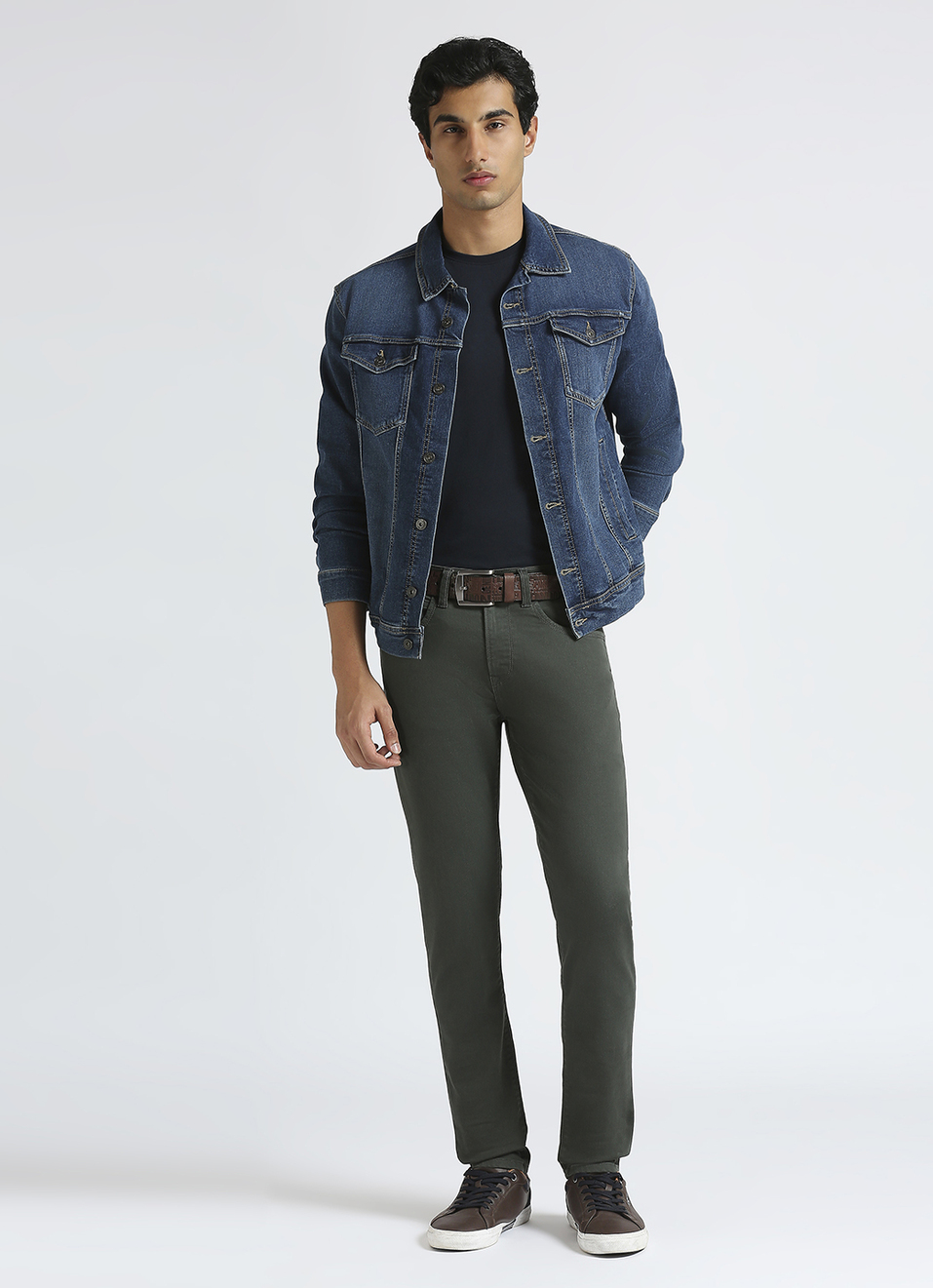 Chinox Olive Mid Waist Gymindigo Jeans, , large image number 1