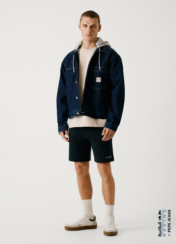 Red Bull Racing X Pepe Jeans Cotton Sweat Stretch Shorts
