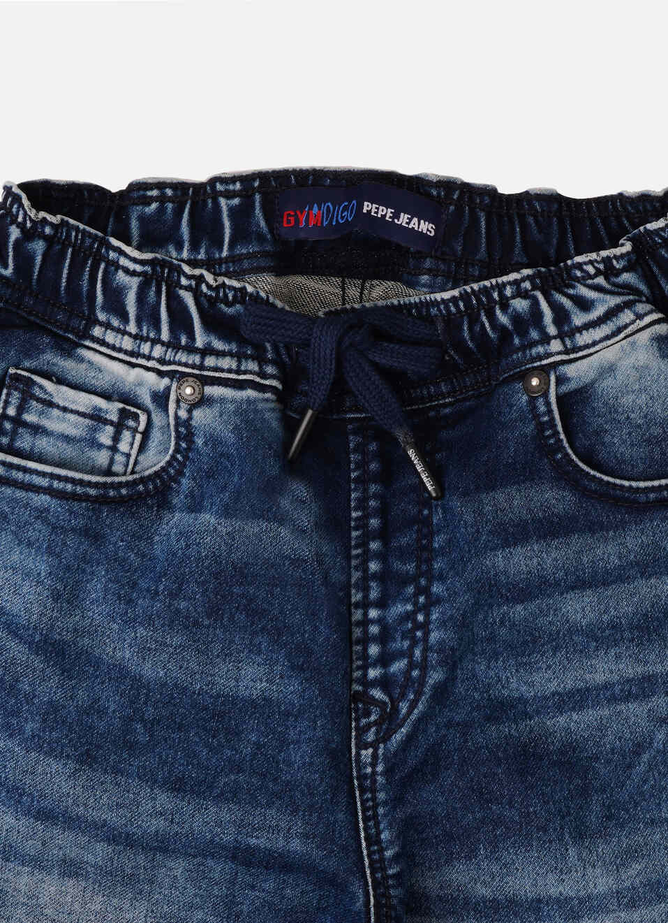 Boys Archie Blue Mid Rise Regular Fit Jeans, , large image number 2