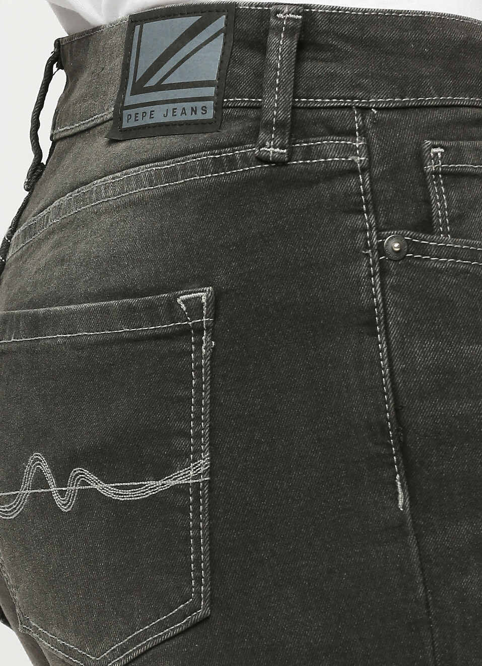 Dion Black High Waist Skinny Fit Jeans, , large image number 4