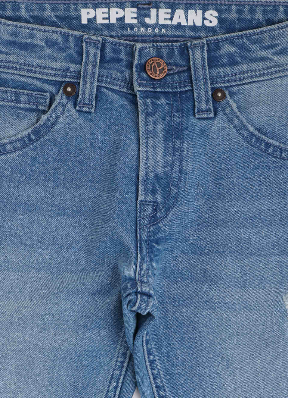 Cashed Mid Waist Slim Fit Denim, , large image number 3