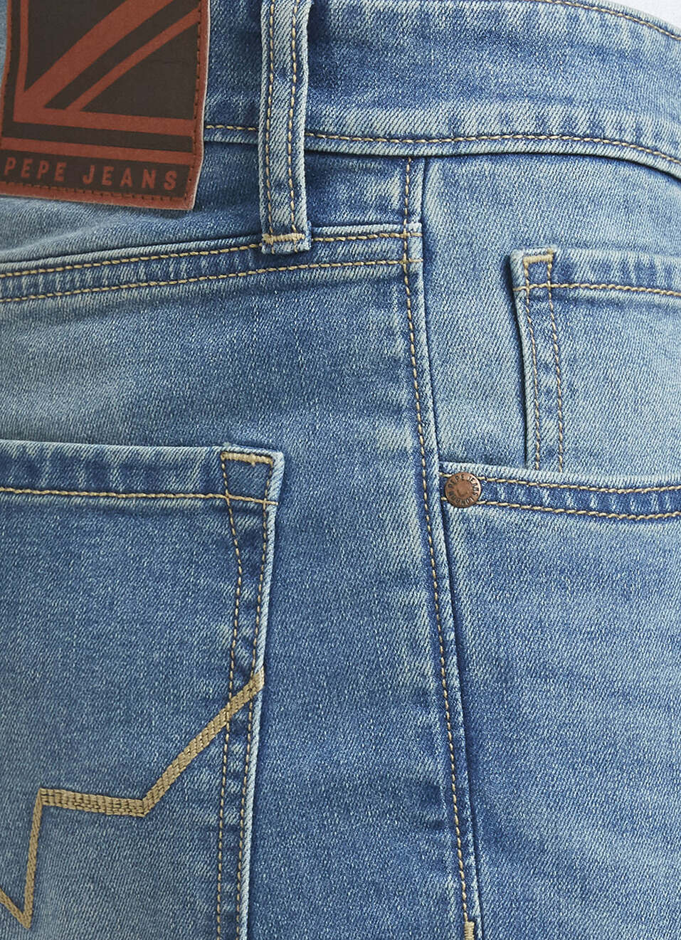 Danial Blue Low Rise Tapered Jeans, , large image number 4
