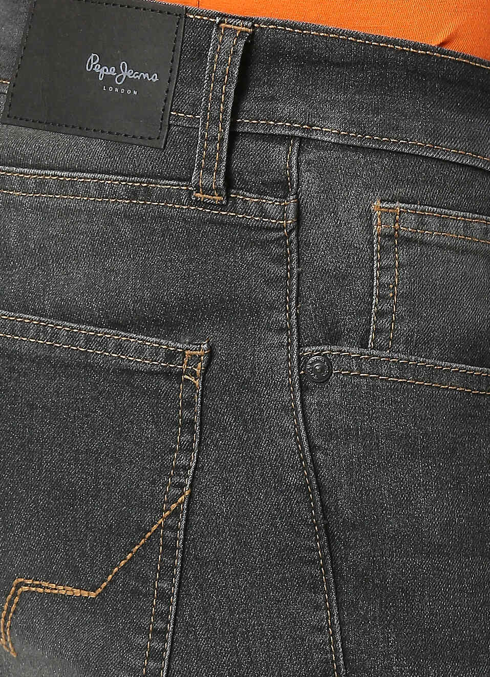 VAPOUR Mid Rise Jeans, Dark Blue Denim, , large image number 4
