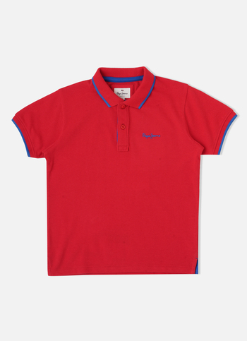 Solid Red Polo