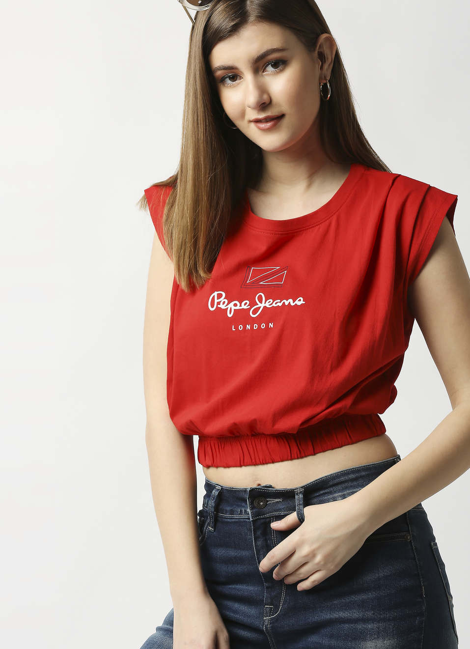 Claira Cropped T-Shirt, , large image number 0