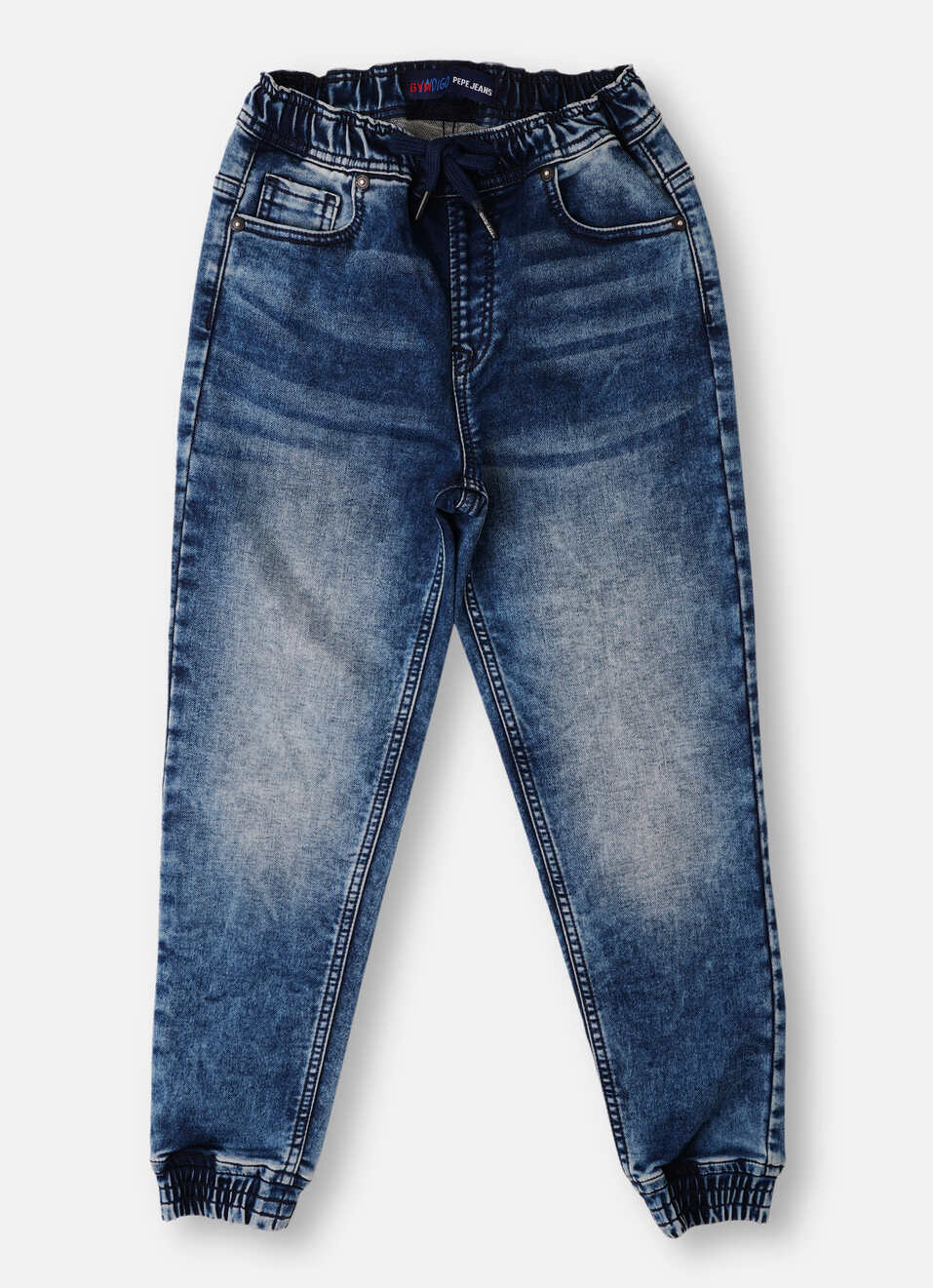 Boys Archie Blue Mid Rise Regular Fit Jeans, , large image number 0