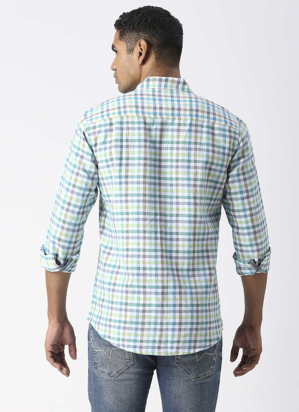 KENTUCKY LS COTTON LINEN CHECKS, , large image number 2