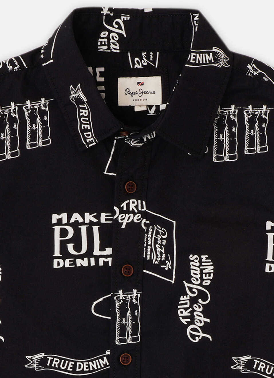 Boys White Printed Full Sleeve Shirt, , large image number 2