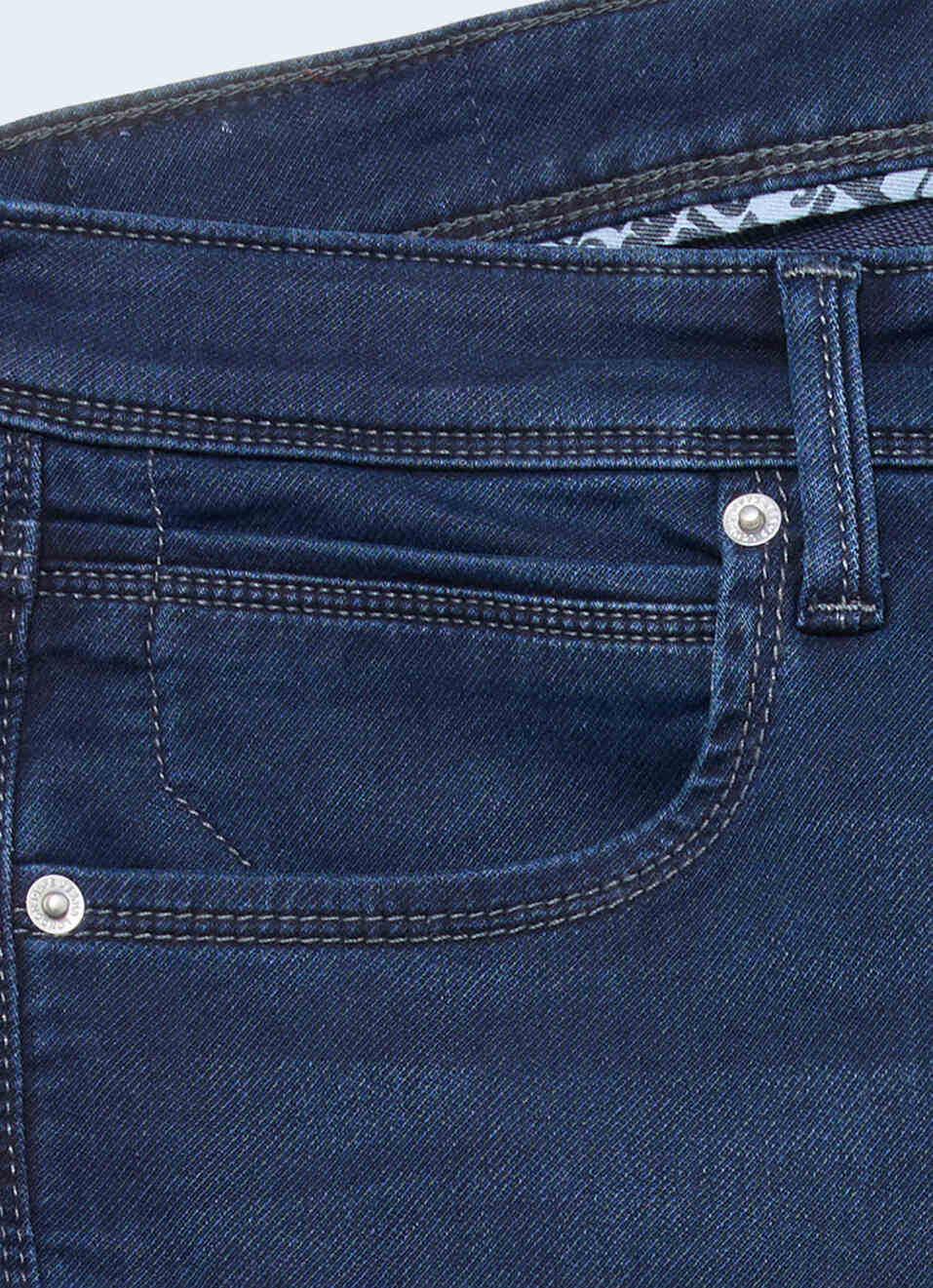 Men Blue Slim Fit Mid Rise Stretchable Jeans, , large image number 6