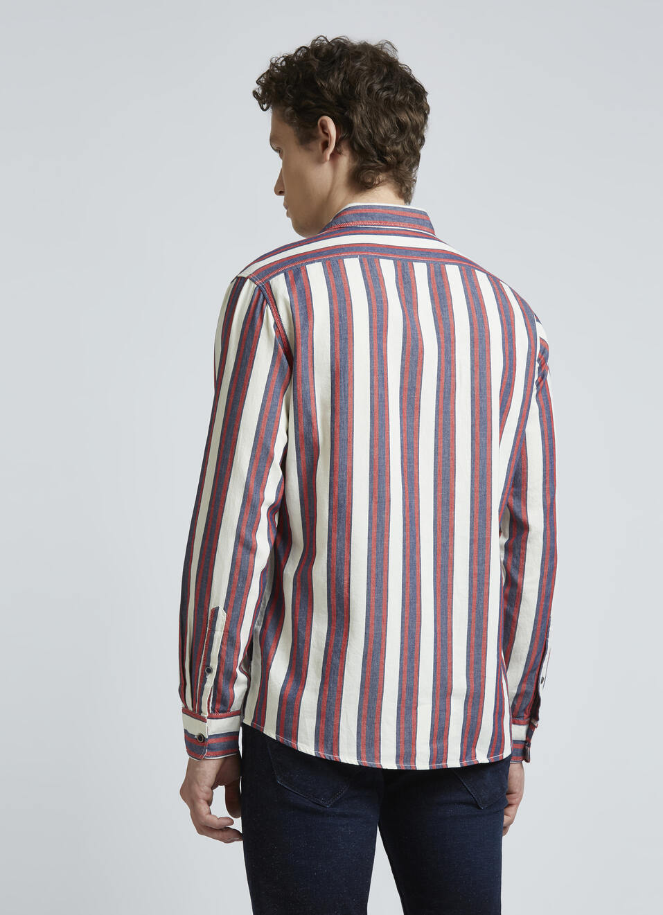 Red Stripes Full Sleeve Shirt, , large image number 2